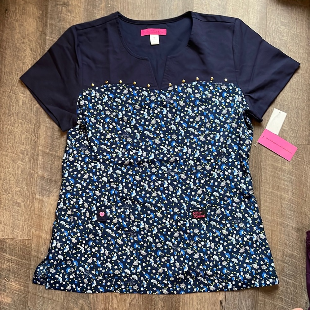 Betsy Johnson scrub top